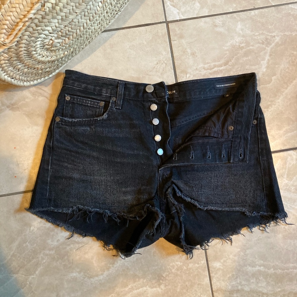 Denim forum high waisted jeans black